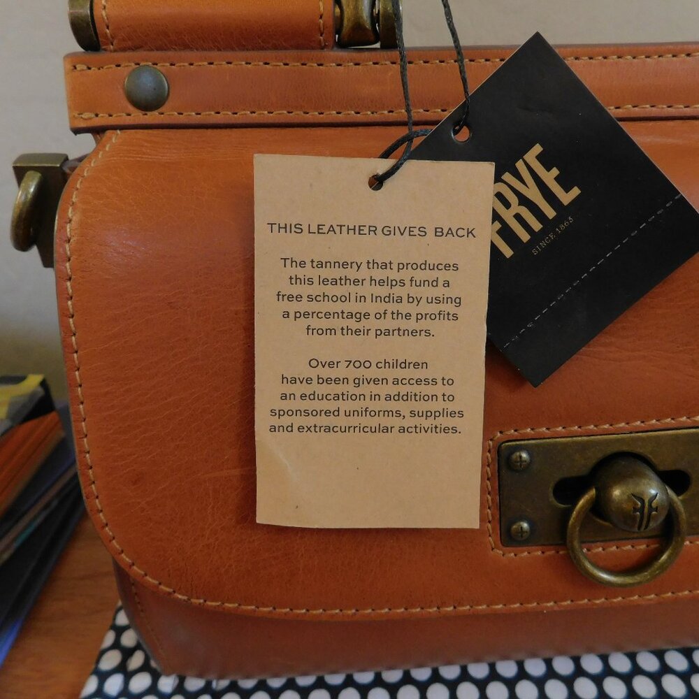 Frye Leather Satchel - Picture 10 of 16